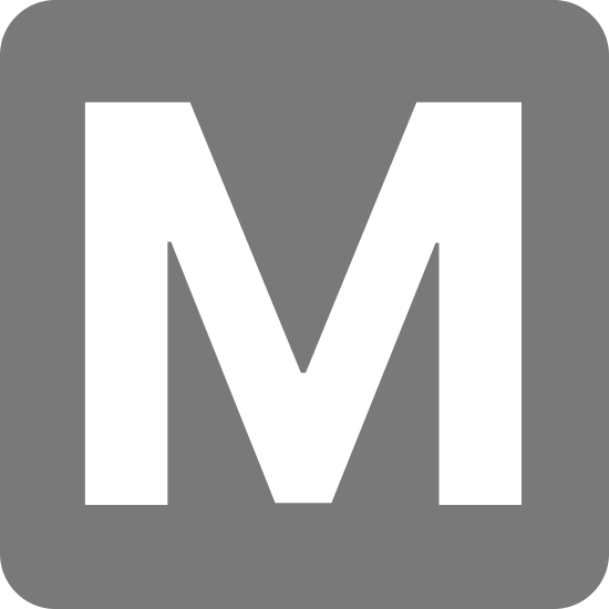 M Monorail Icon