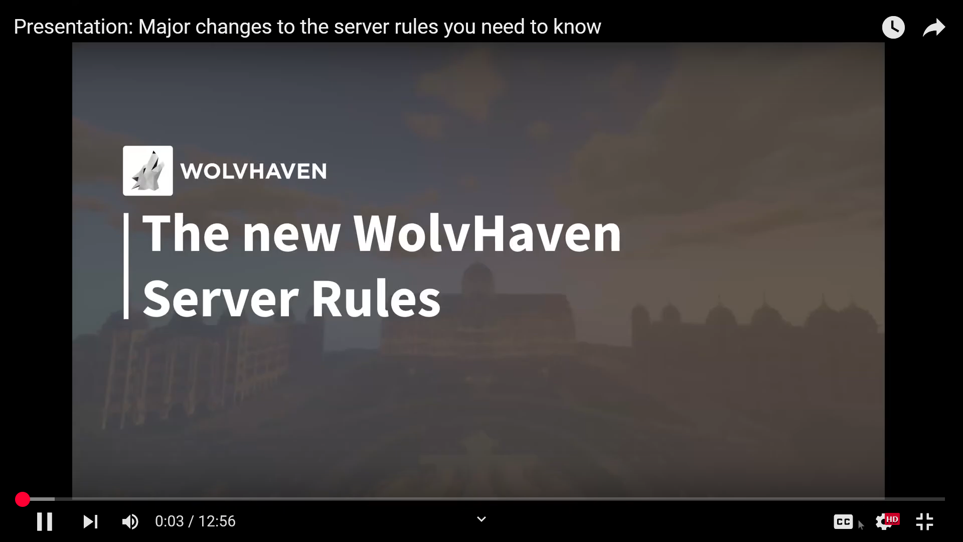 Presentation: Major changes to the server rules you need to know