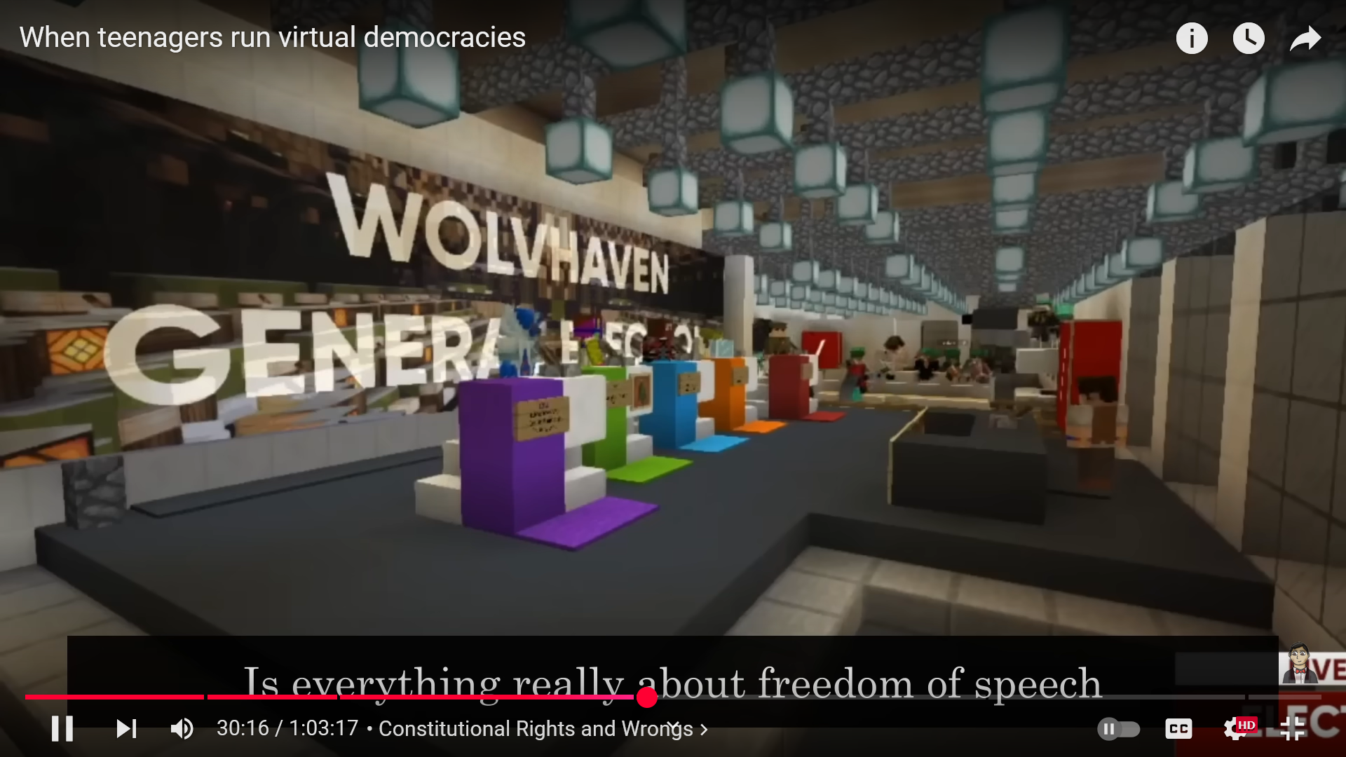 When teenagers run virtual democracies